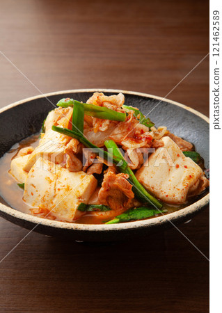 Pork Kimchi Tofu 121462589