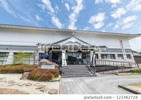 廣島縣秋高田市，晴天的秋高田市歷史民族學博物館 121462728