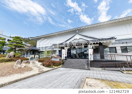 廣島縣秋高田市，晴天的秋高田市歷史民族學博物館 121462729