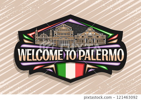 Vector logo for Palermo Vector logo for Palermo 121463092