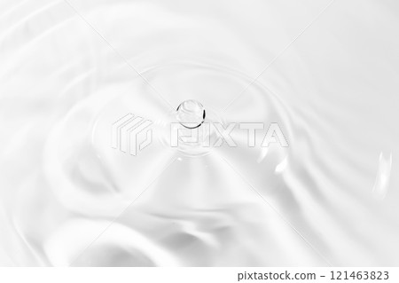 水滴落在水面上。 121463823