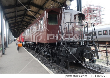 An EF10 electric locomotive that was restored and relocated from its former display at Osato Furo Park in Moji Ward 121464779