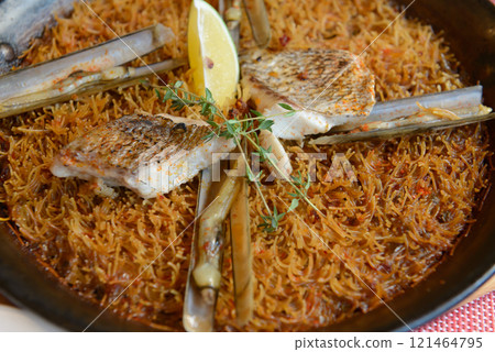 Paella, Paella, Fideuá, Pasta Paella, Pasta Paella, Spanish Cuisine 121464795