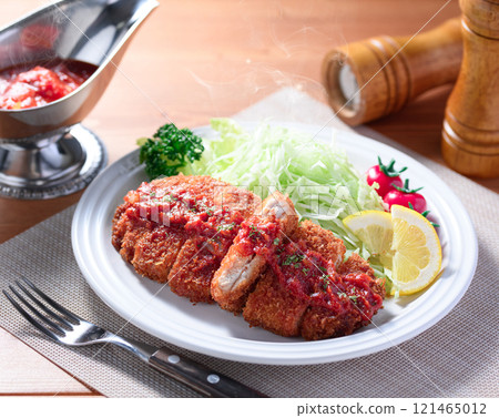 番茄醬炸豬排 121465012