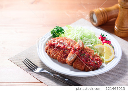 番茄醬炸豬排 121465013