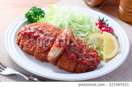 番茄醬炸豬排 121465021