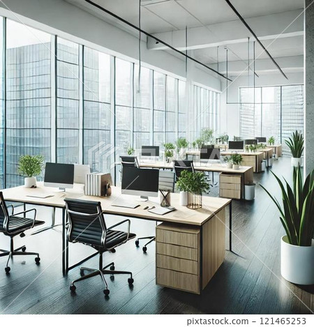 辦公室會議室、電腦、遠距辦公、會議大樓、現代 121465253