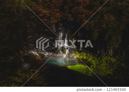 Shiraito Falls: A natural curtain of water 121465500