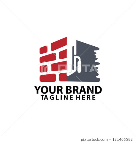 house construction logo design house construction logo design 121465592