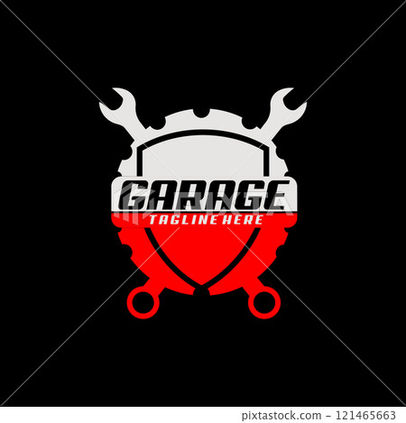 auto speed shiled garage service racing logo design vector auto speed shiled garage service racing logo design vector 121465663