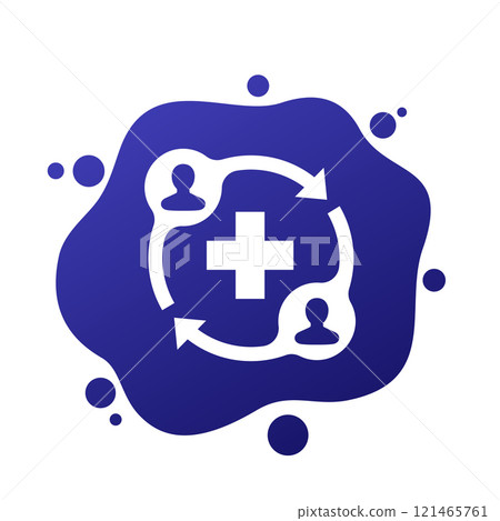 Medical referrals icon for web 121465761
