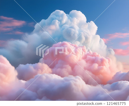 Pastel colored clouds 121465775