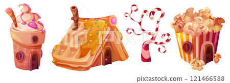 Candy land houses set Candy land houses set 121466588