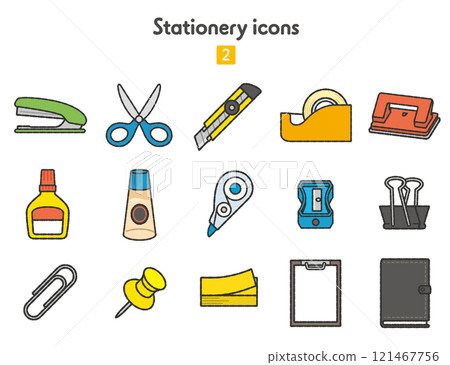 Stationery icon collection 2 121467756