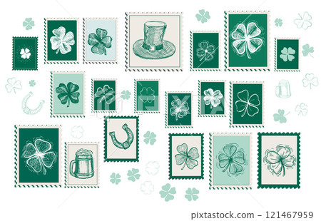 clover, set, vector 121467959