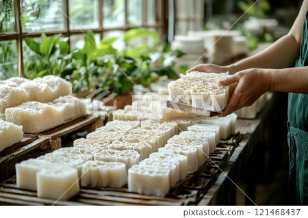 Cultivation of eco-friendly packaging from mycelium as a replacement for plastic packaging 121468437