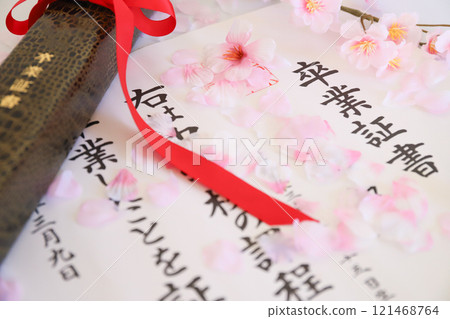 畢業證書畢業典禮形象 畢業證書畢業典禮形象 121468764
