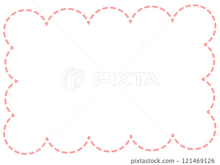 Pink fluffy frame Pink fluffy frame 121469126
