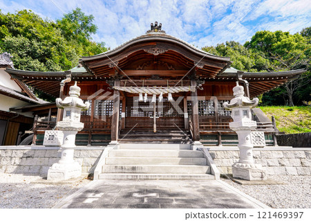 白山神社，又稱三木富士，位於白山山麓（香川縣三木町） 121469397