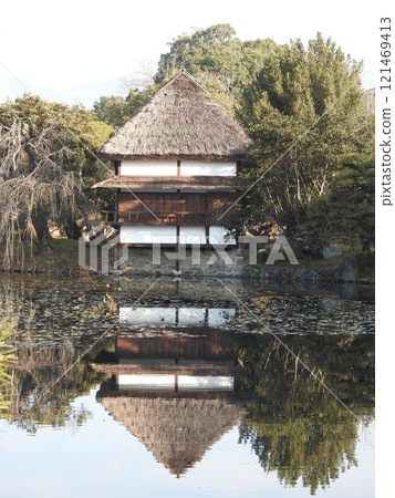 岡山縣津山市的移民日本庭園“天堂樂園”：Fugetsuki 121469413