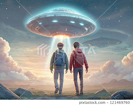 兩個男孩召喚UFO 兩個男孩召喚UFO 121469760