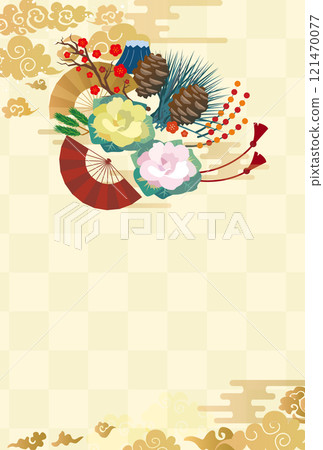 New Year's card background New Year's card background 121470077
