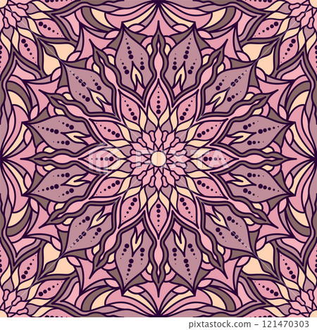 Seamless pattern with c mandala. Seamless pattern with c mandala. 121470303