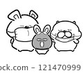 Infection prevention: Animal pun illustrations 121470999