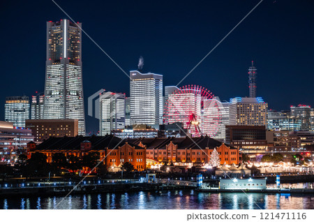 橫濱港未來的夜景 121471116