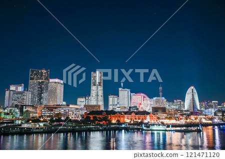 Night view of Yokohama Minato Mirai Night view of Yokohama Minato Mirai 121471120