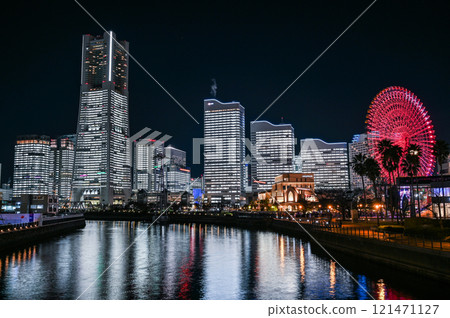 Night view of Yokohama Minato Mirai Night view of Yokohama Minato Mirai 121471127