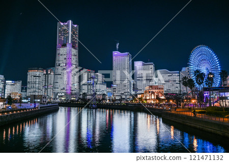 Night view of Yokohama Minato Mirai Night view of Yokohama Minato Mirai 121471132
