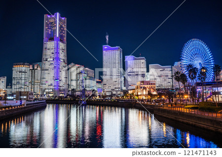 橫濱港未來的夜景 121471143