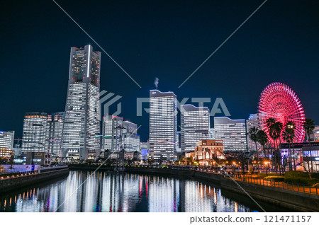 Night view of Yokohama Minato Mirai Night view of Yokohama Minato Mirai 121471157