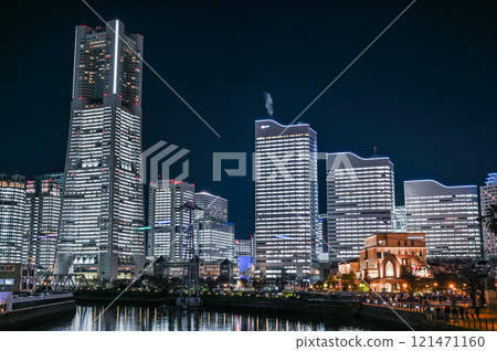 橫濱港未來的夜景 121471160