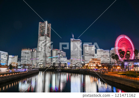 橫濱港未來的夜景 121471162
