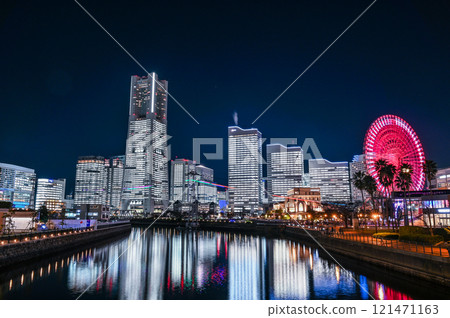橫濱港未來的夜景 121471163
