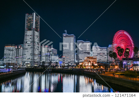 橫濱港未來的夜景 121471164