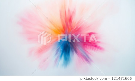 Colorful abstract burst, modern art concept 121471606