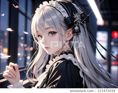 銀髮哥德洛麗塔少女 121472039