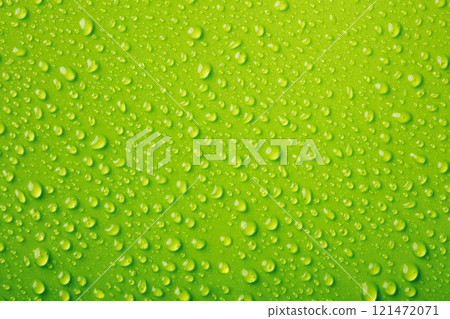 Green water drops background Green water drops background 121472071