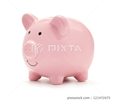 Pink piggy bank 121472075