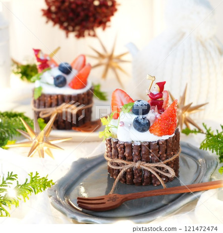 Christmas Cake Stump Cake Christmas Cake Stump Cake 121472474