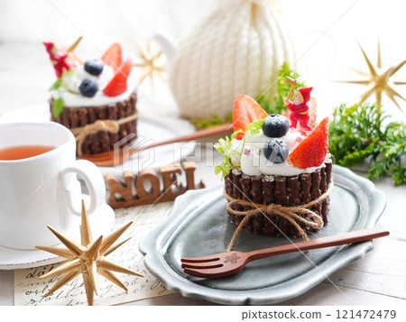 Christmas Cake Stump Cake Christmas Cake Stump Cake 121472479