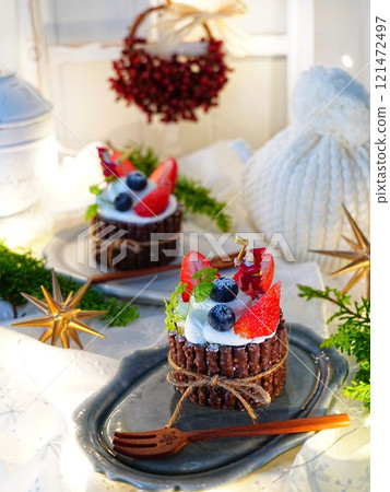 Christmas Cake Stump Cake Christmas Cake Stump Cake 121472497