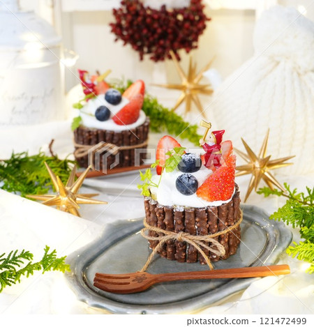 Christmas Cake Stump Cake Christmas Cake Stump Cake 121472499