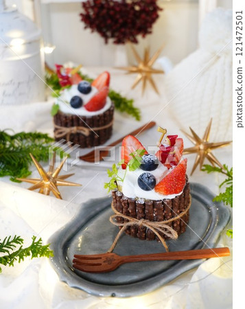 Christmas Cake Stump Cake Christmas Cake Stump Cake 121472501