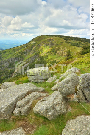 Harrach stones in the Krkonose Mountains in the Czech Republic Harrach stones in the Krkonose Mountains in the Czech Republic 121472660