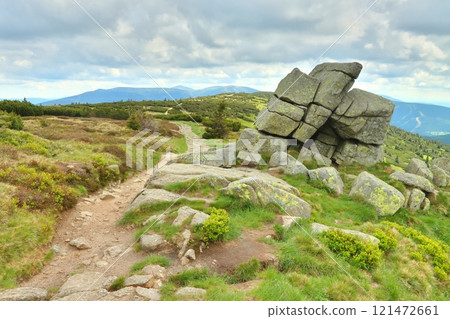 Harrach stones in the Krkonose Mountains in the Czech Republic 121472661