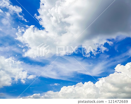 Clouds floating in blue sky, natural background. Clouds floating in blue sky, natural background. 121472689